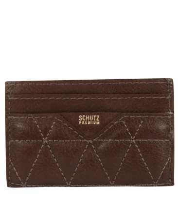 PORTA CARTÃO SCHUTZ MARROM