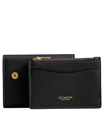 PORTA-CARTÕES COACH NEW YORK ESSENTIAL PRETO