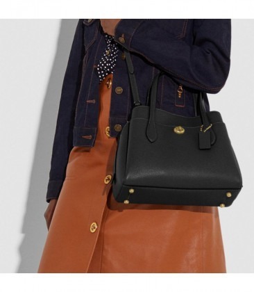 coach black mini bolsa