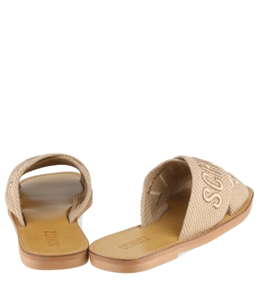 RASTEIRA DE X LOGO SCHUTZ BEGE