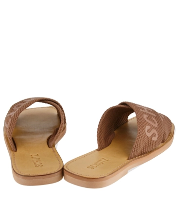 RASTEIRA DE X LOGO SCHUTZ MARROM