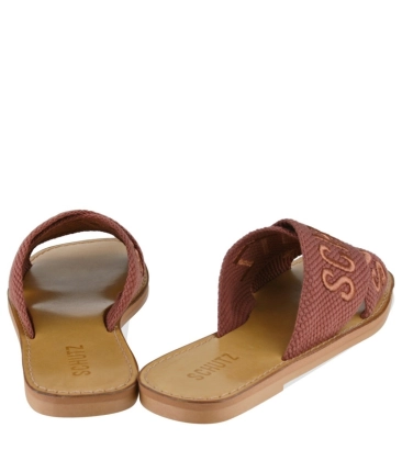 RASTEIRA DE X LOGO SCHUTZ MARROM