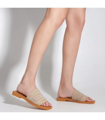 Compre Sandália Rasteira Slide Couro Animal Print Bicolor Schutz Online