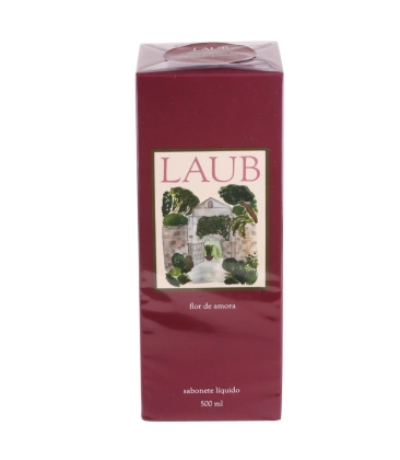 SABONETE LÍQUIDO FLOR DE AMORA LAUB VINHO