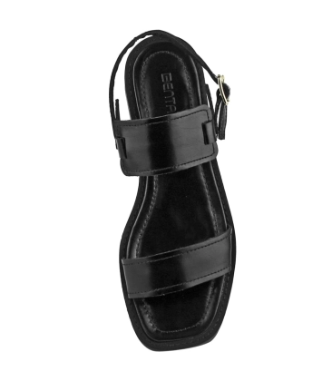 SANDÁLIA FLATFORM SALTO BAIXO BENTANA PRETO
