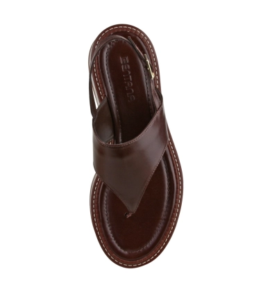 SANDÁLIA FLATFORM SALTO MÉDIO BENTANA MARROM