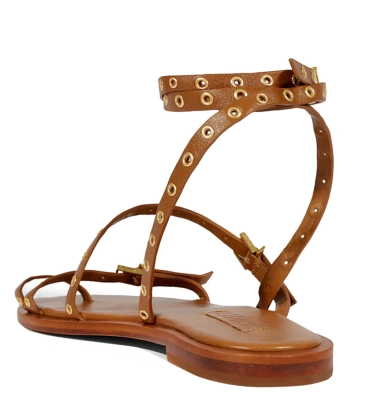 SANDÁLIA RASTEIRA ANNETE FLAT SCHUTZ MARROM