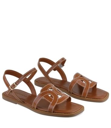 SANDÁLIA RASTEIRA BENTANA CARAMELO