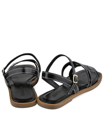 SANDÁLIA RASTEIRA BENTANA PRETO