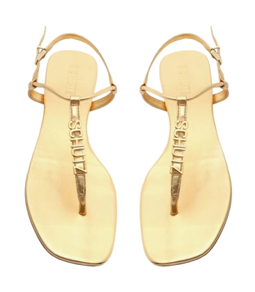 SANDÁLIA RASTEIRA SCHUTZ DOURADO
