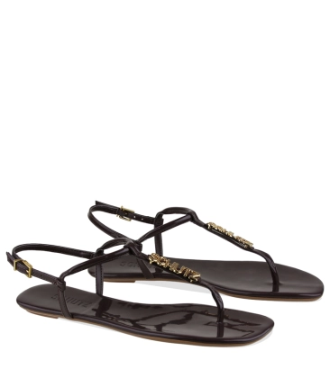 SANDÁLIA RASTEIRA CRYSTAL SCHUTZ MARROM