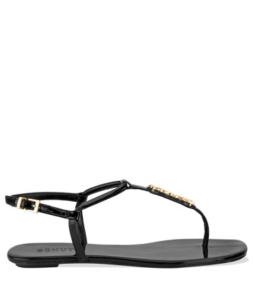 SANDÁLIA RASTEIRA CRYSTAL SCHUTZ PRETO