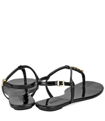 SANDÁLIA RASTEIRA CRYSTAL SCHUTZ PRETO
