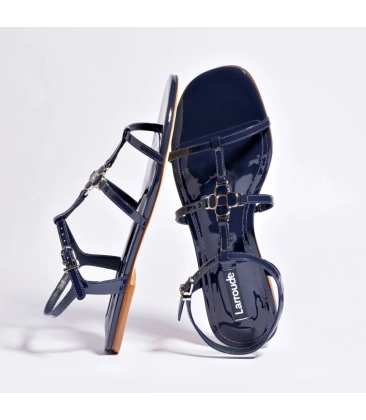 SANDÁLIA RASTEIRA HANA LARROUDÉ AZUL