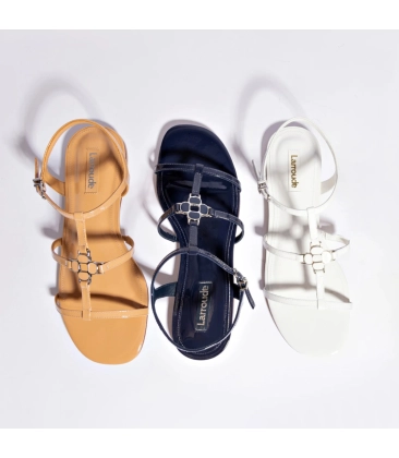 SANDÁLIA RASTEIRA HANA LARROUDÉ AZUL