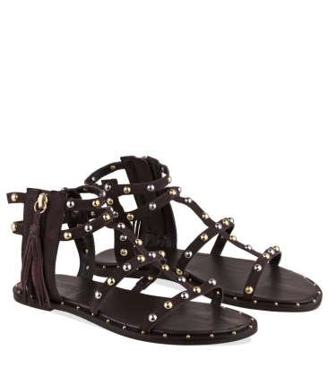 SANDÁLIA RASTEIRA KANYA GLADIADORA SCHUTZ MARROM