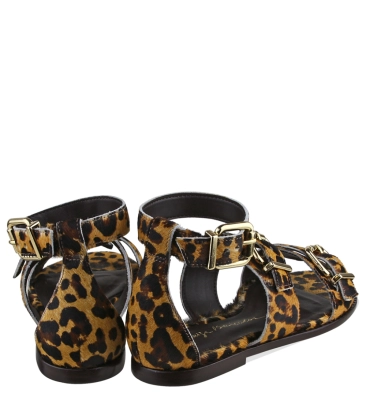 SANDÁLIA RASTEIRA LUIZA BARCELOS ANIMAL PRINT