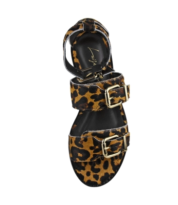 SANDÁLIA RASTEIRA LUIZA BARCELOS ANIMAL PRINT