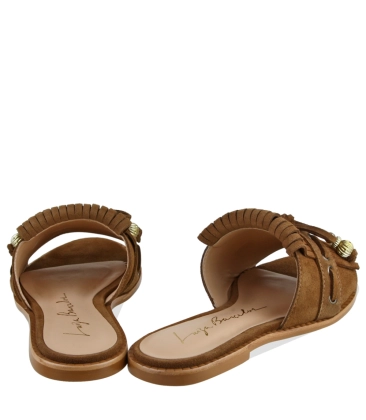 SANDÁLIA RASTEIRA LUIZA BARCELOS CARAMELO