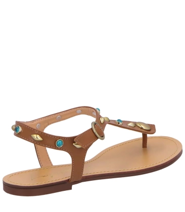 SANDÁLIA RASTEIRA LUIZA BARCELOS CARAMELO