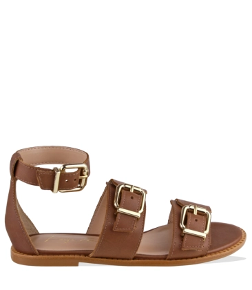 SANDÁLIA RASTEIRA LUIZA BARCELOS CARAMELO