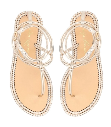 SANDÁLIA RASTEIRA LUIZA BARCELOS DOURADO