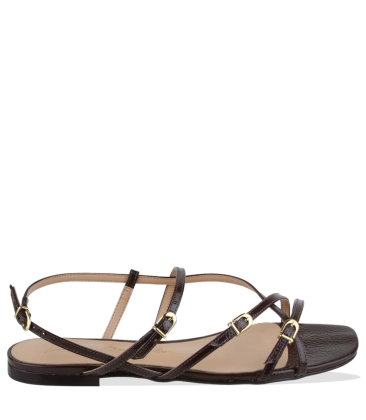 SANDÁLIA RASTEIRA LUIZA BARCELOS MARROM