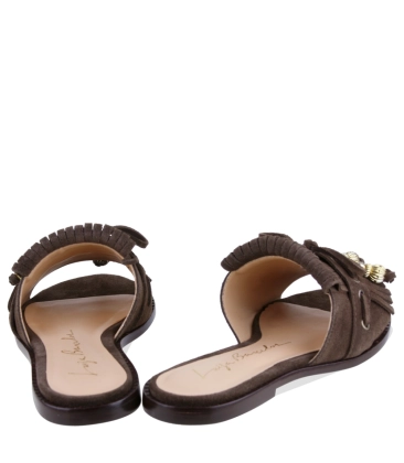 SANDÁLIA RASTEIRA LUIZA BARCELOS MARROM