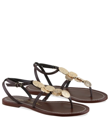 SANDÁLIA RASTEIRA LUIZA BARCELOS MARROM