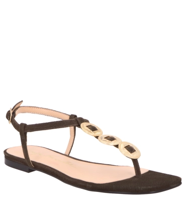 SANDÁLIA RASTEIRA LUIZA BARCELOS MARROM