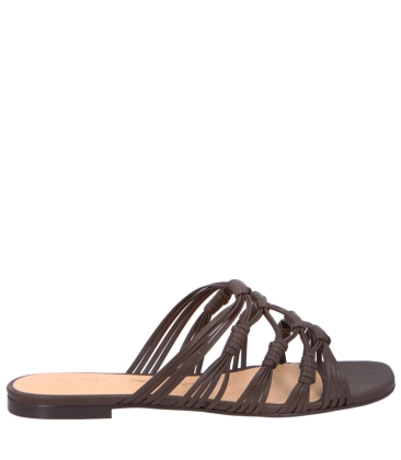SANDÁLIA RASTEIRA LUIZA BARCELOS MARROM