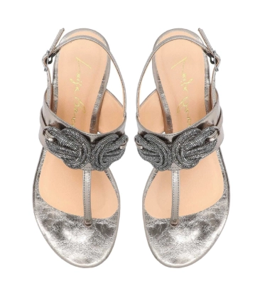 SANDÁLIA RASTEIRA LUIZA BARCELOS PRATA