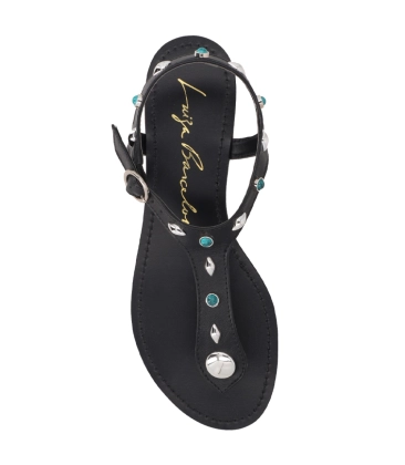 SANDÁLIA RASTEIRA LUIZA BARCELOS PRETO