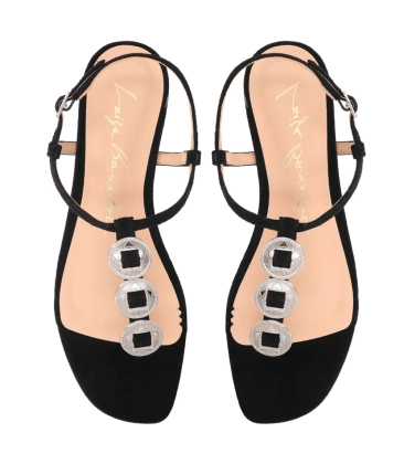 SANDÁLIA RASTEIRA LUIZA BARCELOS PRETO