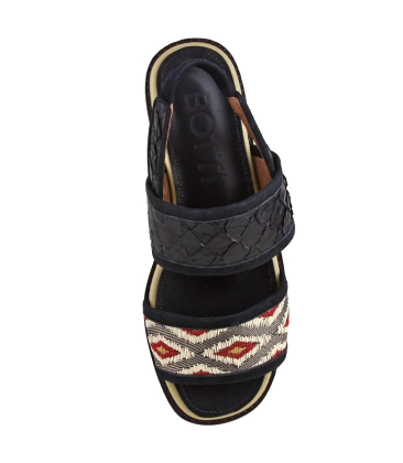 SANDÁLIA RASTEIRA LULY BOTTI PRETO