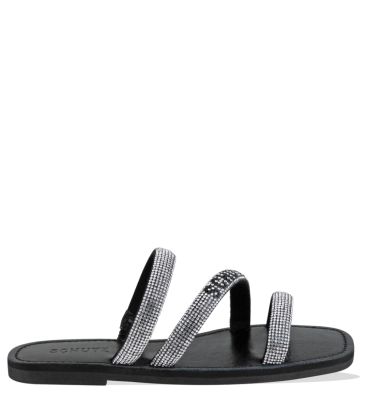 SANDÁLIA RASTEIRA SCHUTZ LOGO PRETO