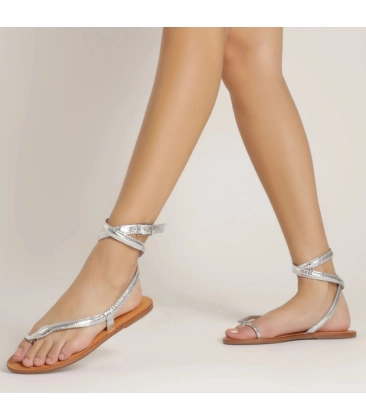 SANDÁLIA RASTEIRA SNAKE SCHUTZ PRATA