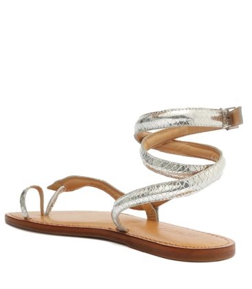 SANDÁLIA RASTEIRA SNAKE SCHUTZ PRATA