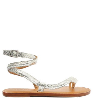 SANDÁLIA RASTEIRA SNAKE SCHUTZ PRATA