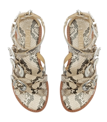 SANDÁLIA RASTEIRA WILD FLAT SCHUTZ ANIMAL PRINT