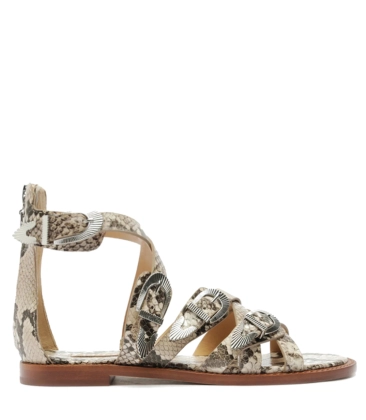 SANDÁLIA RASTEIRA WILD FLAT SCHUTZ ANIMAL PRINT