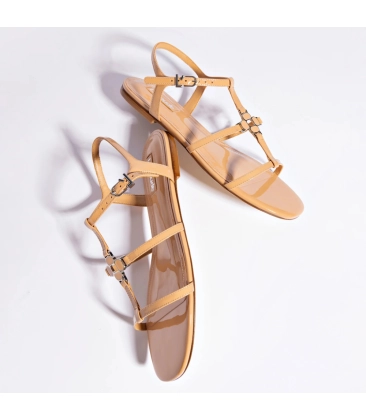 SANDÁLIA RASTERA LARROUDÉ BEGE