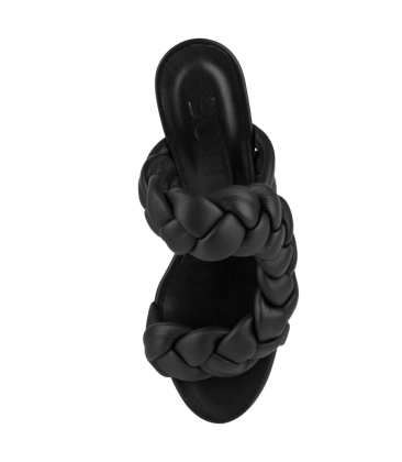 SANDÁLIA SALTO ALTO ANABELA RAPUNZEL BOTTI PRETO