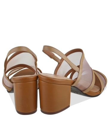 SANDÁLIA SALTO ALTO FIFA BOTTI MARROM