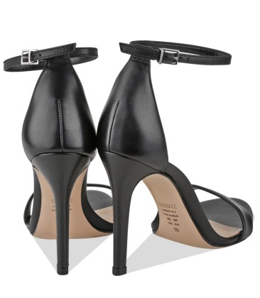 SANDÁLIA SALTO ALTO GISELE SCHUTZ PRETO