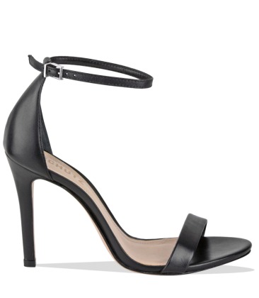 SANDÁLIA SALTO ALTO GISELE SCHUTZ PRETO