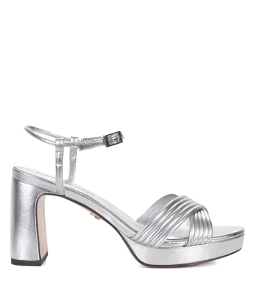 SANDÁLIA SALTO ALTO HOPE PAULA TORRES PRATA