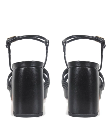 SANDÁLIA SALTO ALTO HOPE PAULA TORRES PRETO