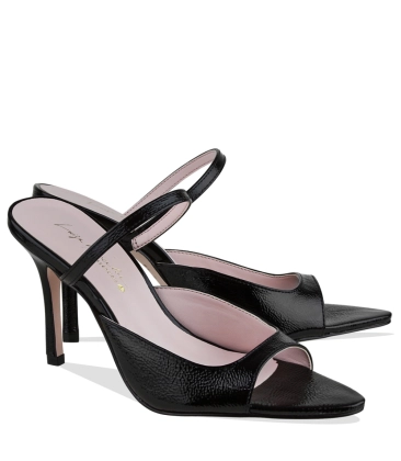 MULE SALTO ALTO ESSENCIAIS LUIZA BARCELOS PRETO