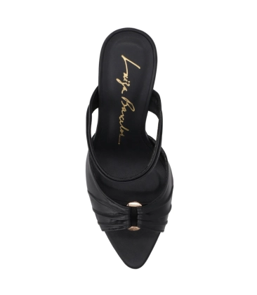 SANDÁLIA SALTO ALTO LUIZA BARCELOS PRETO